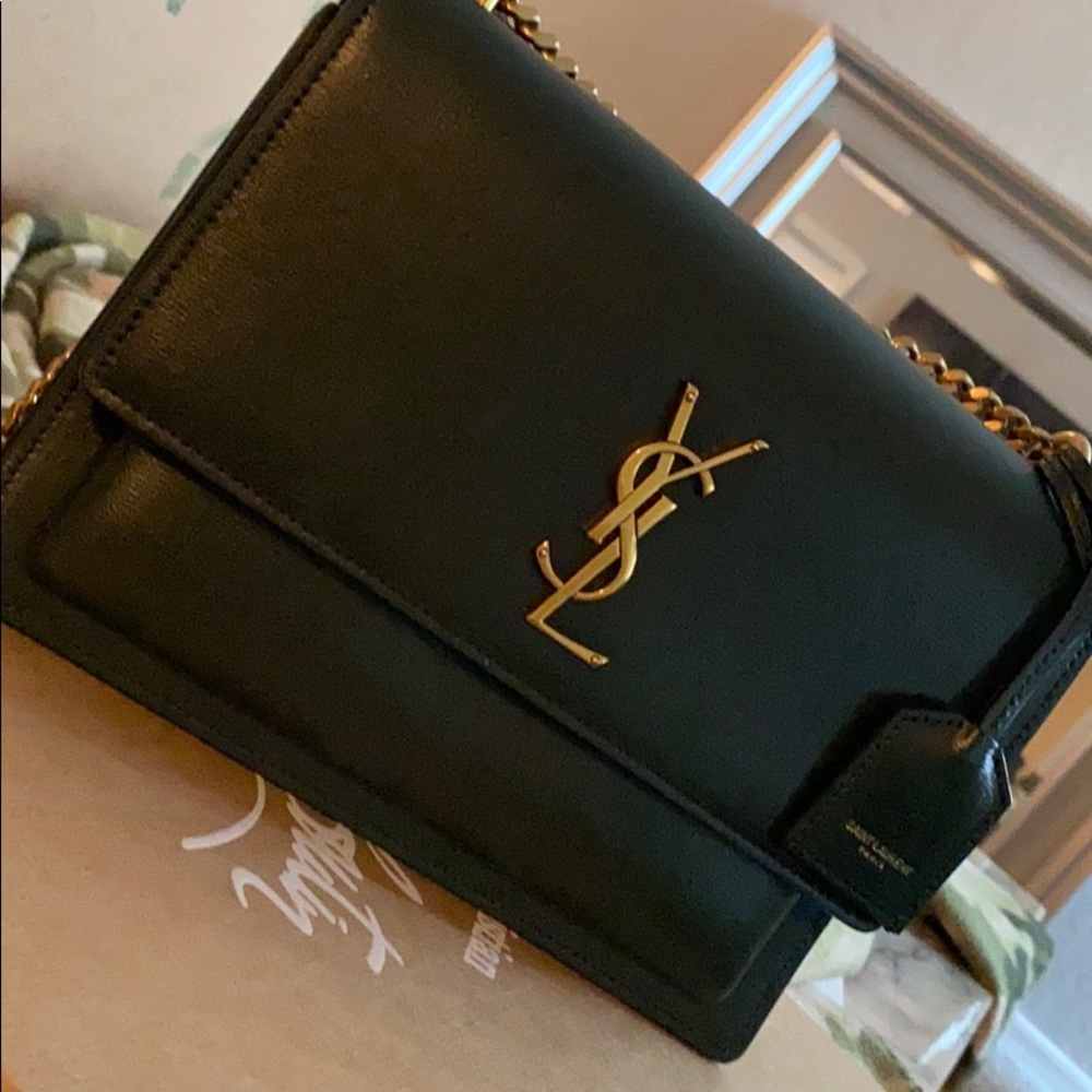 YSL Bag forrest green